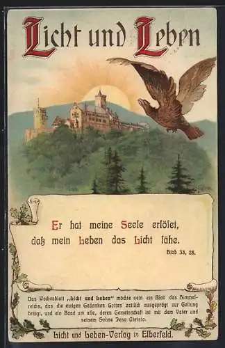 AK Licht und Leben, Zeitung, Adler im frühen Sonnenschein