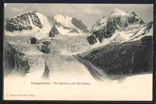 AK Roseggletscher, Piz Bernina, Piz Roseg