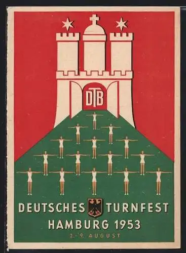 AK Hamburg, Deutsches Turnfest 1953, Wappen