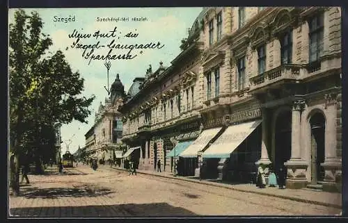 AK Szeged, Szechenyi-teri reszlet