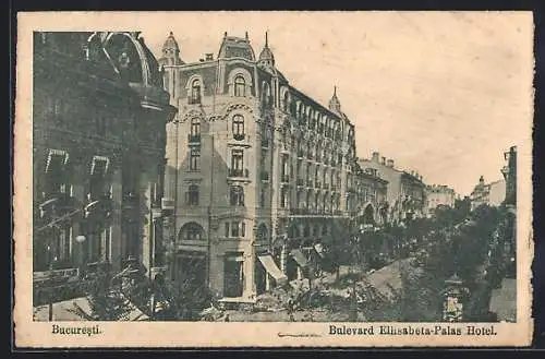 AK Bucuresti, Bulevard Elisabeta, Palas Hotel