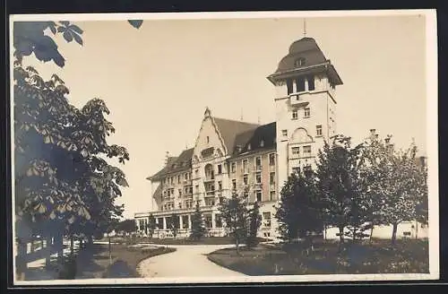 Foto-AK Lochau-Bregenz, Strand-Palast-Hotel mit Anlagen