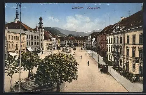 AK Leoben, Blick über den Hauptplatz