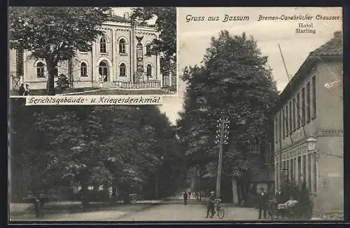 AK Bassum, Bremen-Osnabrücker Chaussee, Hotel Harling