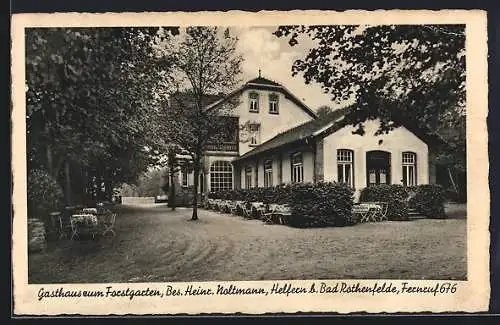 AK Helfern b. Bad Rothenfelde, Gasthaus zum Forstgarten v. Heinr. Noltmann