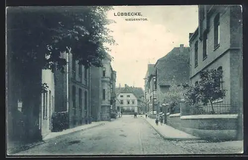 AK Lübbecke, Strasse am Niedertor