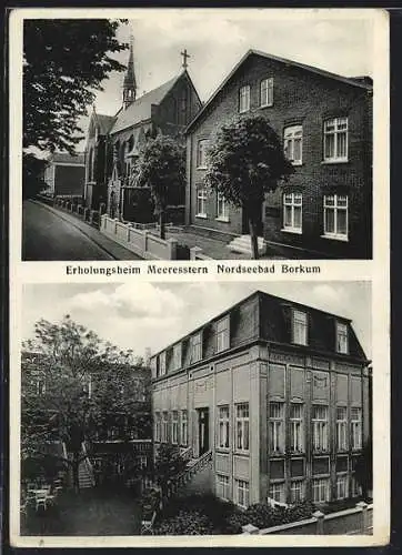 AK Borkum, Das Erholungsheim Meeresstern, Kirche