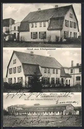 AK Königsmoor, Moor- und Versuchswirtschaft Nr. 1 mit Wohnhäusern