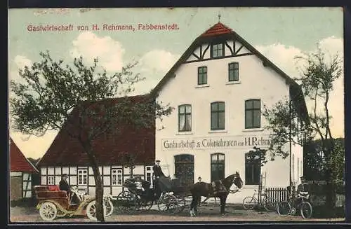 AK Fabbenstedt, Gasthaus von H. Rehmann