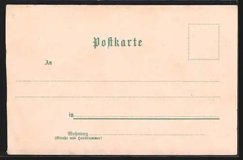 Lithographie Oberroth / Württ., Gasthaus zum Lamm, Warenhaus Stenglin, Molkerei, Schultheiss Weller, Gasthof zur Post