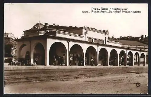 AK Rustschuk, Bahnhof Pristanischte