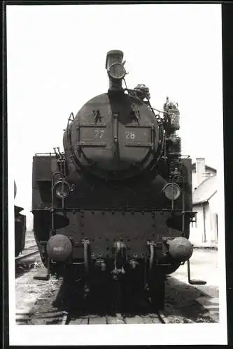 Fotografie österreichische Eisenbahn ÖBB, Dampflok, Lokomotive Nr. 77.28