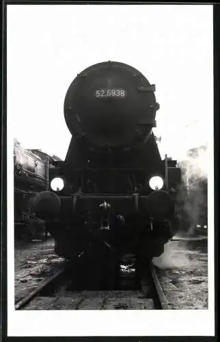 Fotografie ÖBB österreichische Eisenbahn, Dampflok, Lokomotive Nr. 52.6938