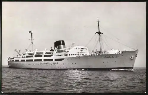 Fotografie Passagierschiff Kronprinsesse Ingrid auf See