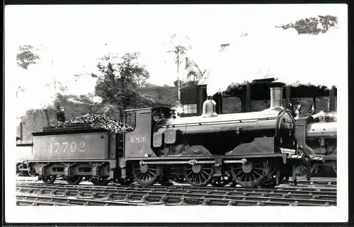 Fotografie H. O. Casserley, Berkhamsted, britische Eisenbahn, Dampflok, Tender-Lokomotive LMS Nr. 17702