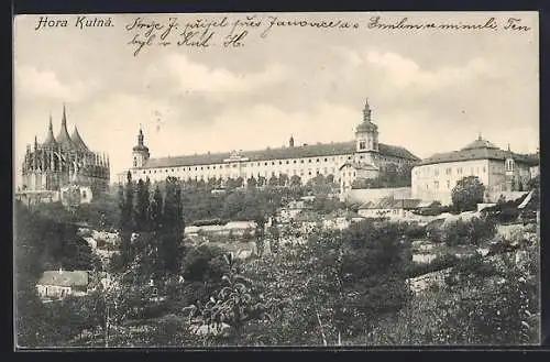 AK Kuttenberg-Kutna Hora, Stadtpanorama