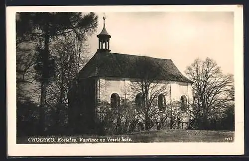 AK Domazlice, Kostel sv. vavrince na Vesele hore