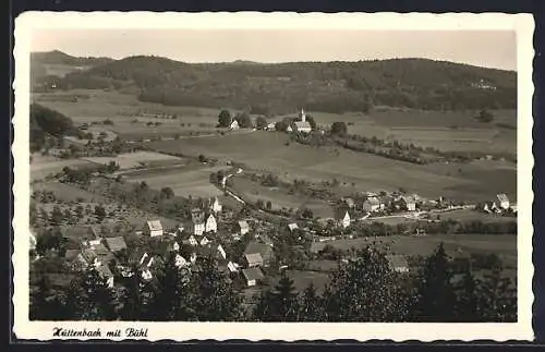 AK Hüttenbach / Bühl, Ortsansicht mit Bühl