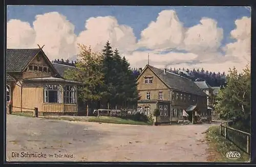 AK Gehlberg, Gasthaus Die Schmücke