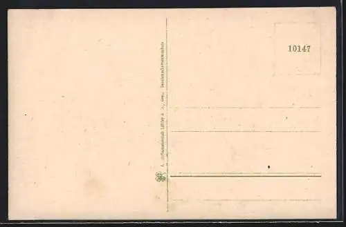 AK Gehlberg, Blick auf Gehlberger Mühle