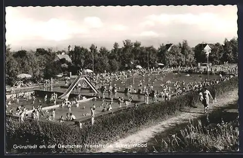 AK Grünstadt / Weinstrasse, Schwimmbad, Freibad