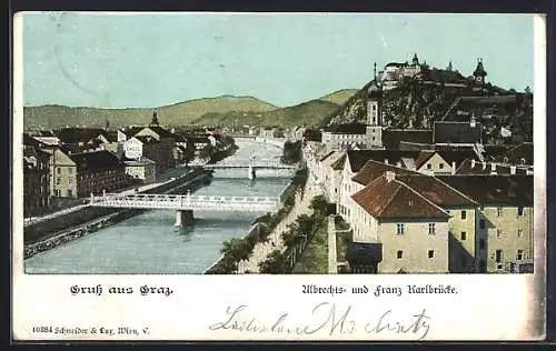 AK Graz, Albrechts- und Franz Karlbrücke