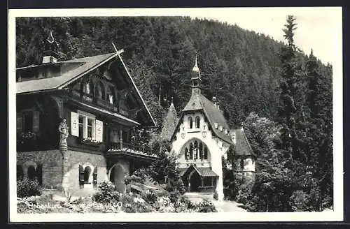 AK Semmering, Pfarrhof und Kirche