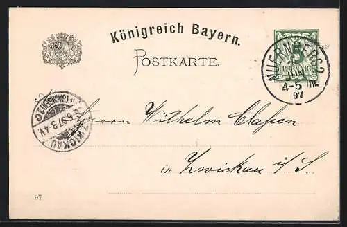 Künstler-AK Paul Ritter: Nürnberg, XII. Deutsches Bundesschiessen 1897