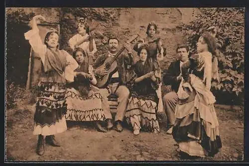 AK Granada, Danza de Gitanos, Sinti und Roma / Zigeuner