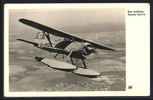 AK Wasserflugzeug und See-Aufklärer des Typs Heinkel He 114, 