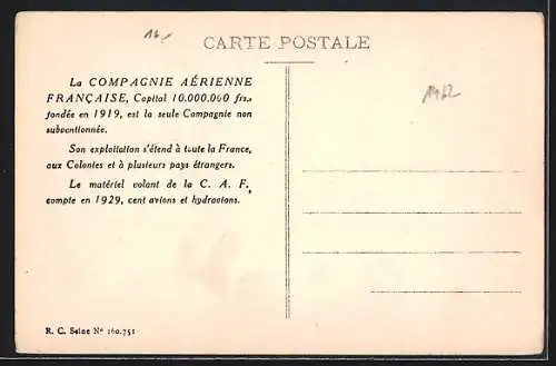 AK Bourget, Aeroport, Base de la Compagnie Aerienne Francaise, Flughafen