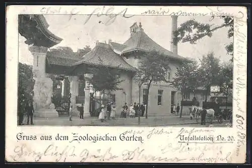 AK Berlin, Eingang zum Zoologischen Garten