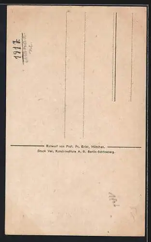 AK Propaganda 1. Weltkrieg, Pilot zeichnet Kriegsanleihe, Und Ihr?