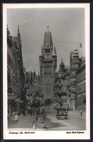 AK Freiburg / Breisgau, Strasse am Martinstor, Ladengeschäft Fahrräder Adolf Gerleis