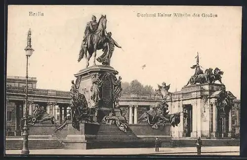 AK Berlin, Denkmal Kaiser Wilhelm des Grossen