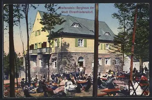 AK Ehrenfriedersdorf, Blick auf das Gasthaus Greifenstein