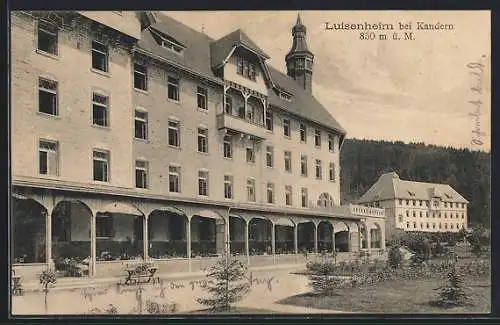 AK Malsburg-Marzell, Blick auf das Luisenheim