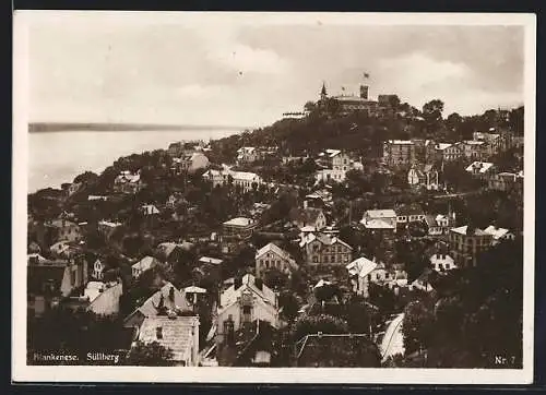 AK Hamburg-Blankenese, Süllberg mit Hotel