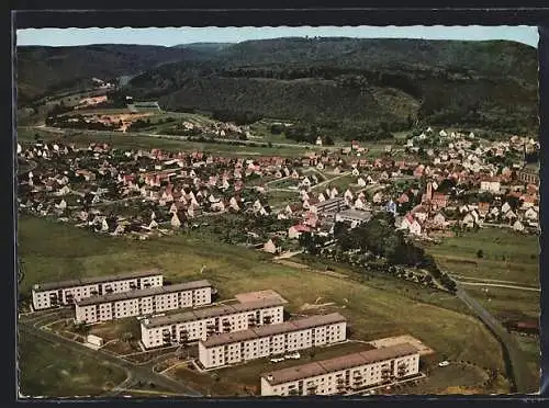 AK Münchweiler / Rodalb, Totalansicht aus der Vogelschau