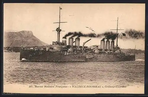 AK Croiseur-Cuirassé Waldeck-Rousseau, Marine Militaire Francaise