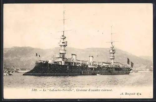 AK Croiseur d`escadre cuirassé La Latouche-Tréville, Kriegsschiff