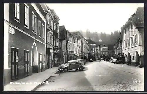 AK Waidhofen a. d. Ybbs, Strassenpartie der Ortschaft