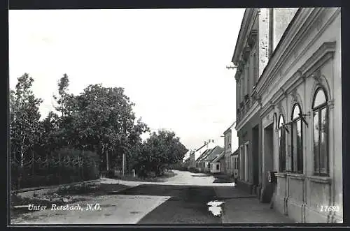 AK Unter Retzbach, Strassenpartie