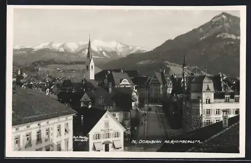 AK Dornbirn, Blick in die Rhombergstrasse