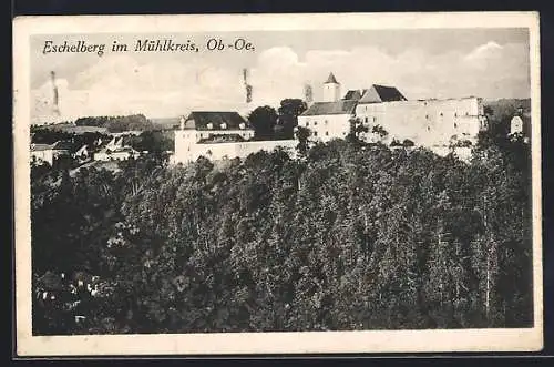 AK St. Gotthard im Mühlkreis, Eschelberg mit Schloss