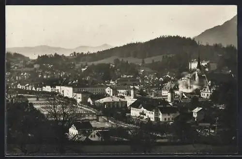 AK Bad Ischl, Teilansicht mit Kirche gegen Westen