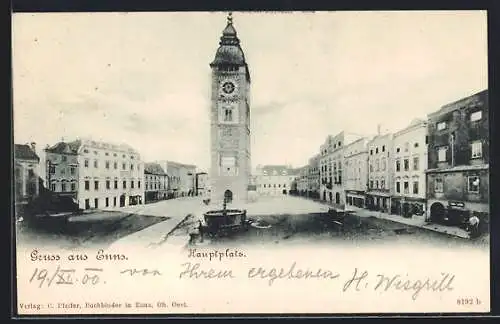 AK Enns, Blick auf den Hauptplatz