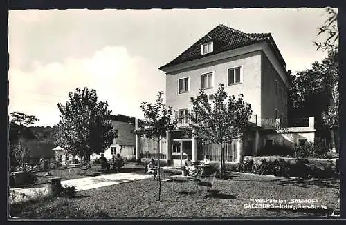 AK Salzburg-Itzling, Hotel-Pension Samhof, Sam-Strasse 7e