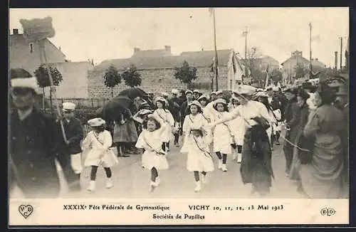 AK Vichy, XXXIX. Fète Fédérale de Gymnastique, Sociétés de Pupilles