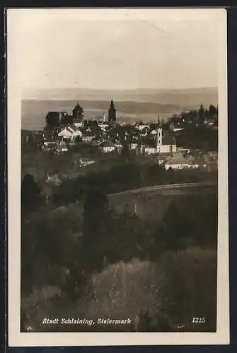 AK Schlaining /Steiermark, Ortsansicht aus der Ferne